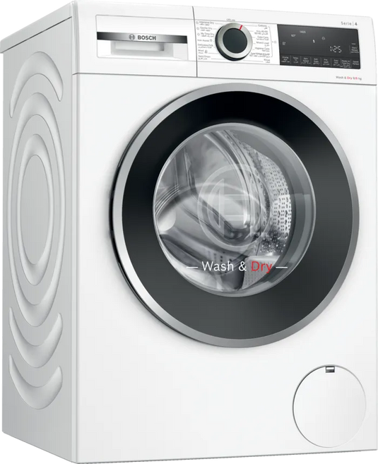 Bosch Series 4 Washer Dryer WNA244X0GC 9/6 Kg White 1400 rpm