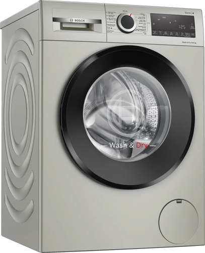 Bosch Series 4 Front Load Washer & Dryer WNA244XSGC 9/6 Kg Silver