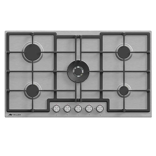 Millen 90cm Built-in 5 Burners Gas Hob MGH 9001 IX