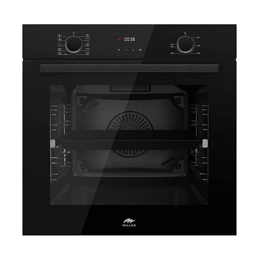 Millen 60cm Built-in Electric Oven MEO 6004 BB 10 Cooking Modes 3260W, 3 Year Warranty