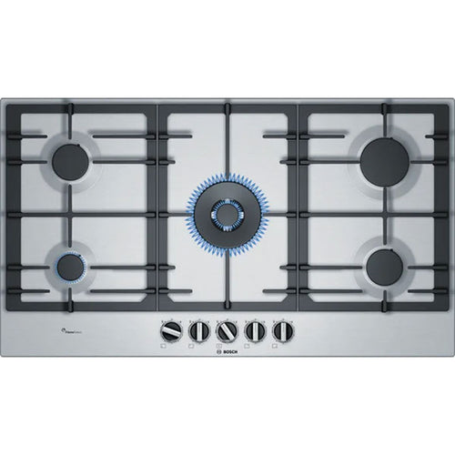 Bosch Series 6 Built-in Gas Hob PCR9A5B90M 90 cm Stainless Steel