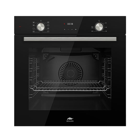 Millen 60cm Built-in Electric Oven MEO 6002 BL 8 Cooking Modes 2500W, 3 Year Warranty