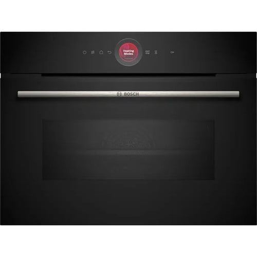 Bosch Series 8 Built-in Compact Oven CMG7241B1M 60 x 45 cm Black With Microwave Function