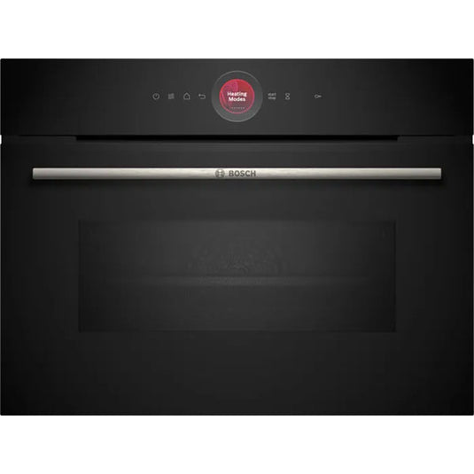 Bosch Series 8 Built-in Compact Oven CMG7241B1M 60 x 45 cm Black With Microwave Function