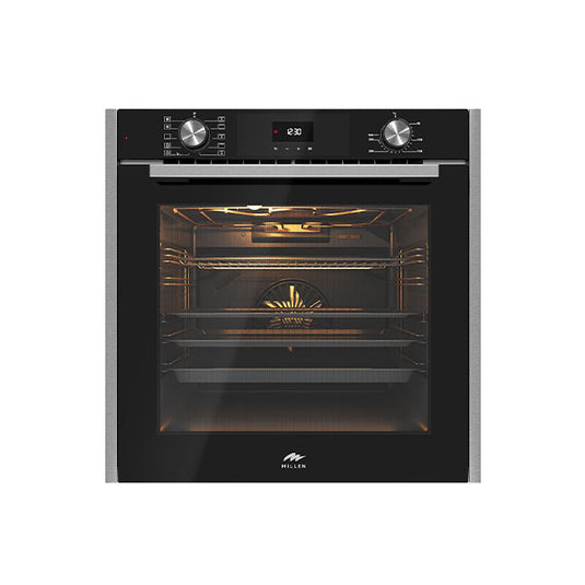 Millen 60cm Built-in Electric Oven MEO 6005 IX Stainless Steel 3260W, 3 Year Warranty