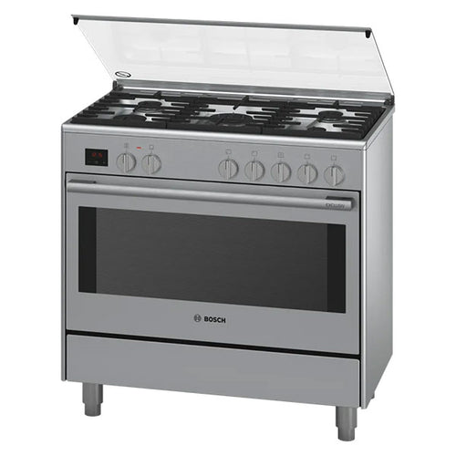 Bosch Series 8 Dual Fuel Range Cooker HSB738357M Stainless Steel