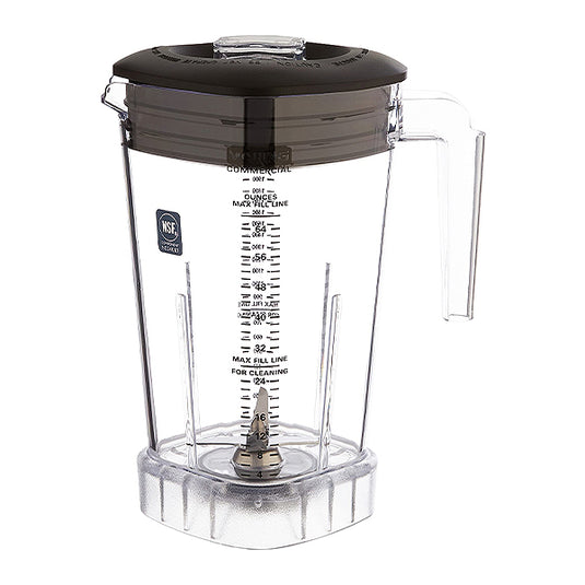 Waring CAC95 The Raptor 64 oz Clear Copolyester Blender Jar for Commercial Blenders