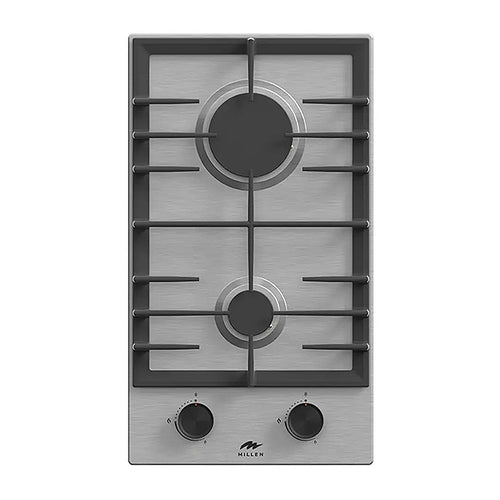 Millen 30cm Built-in 2 Burners Gas Hob MGH 3002 IX Stainless Steel 3900W