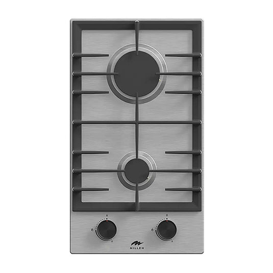 Millen 30cm Built-in 2 Burners Gas Hob MGH 3002 IX Stainless Steel 3900W