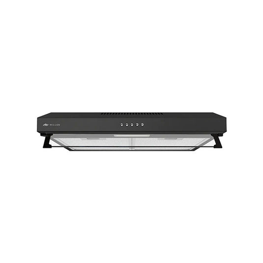 Millen 60cm Under Cabinet Black Range Hood MKH 603 BL 80W, 3 Year Warranty