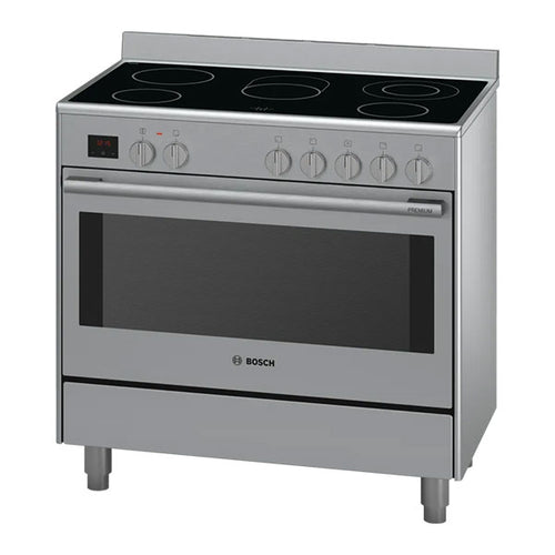 Bosch Series 8 Electric Range Cooker HCB738357M Stainless Steel