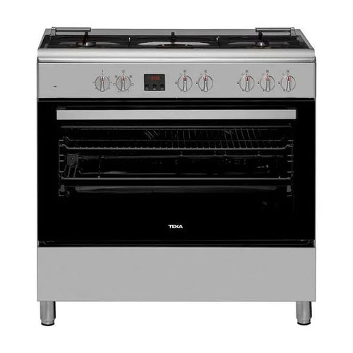 TEKA FS 901 5GE SS LPG 90cm Free Standing Cooker with gas hob and multifunction electric oven