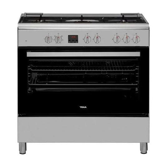 TEKA FS 901 5GE SS LPG 90cm Free Standing Cooker with gas hob and multifunction electric oven