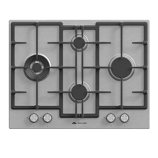 Millen 65cm Built-in 4 Burners Gas Hob MGH 6501 IX