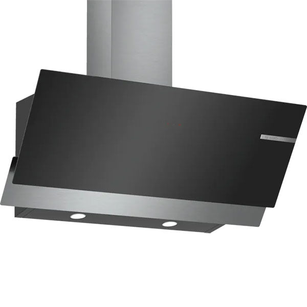 Load image into Gallery viewer, Bosch Series 4 Wall-Mounted Cooker Hood DWK96AJ60M 90 cm Clear Glass Black Printed
