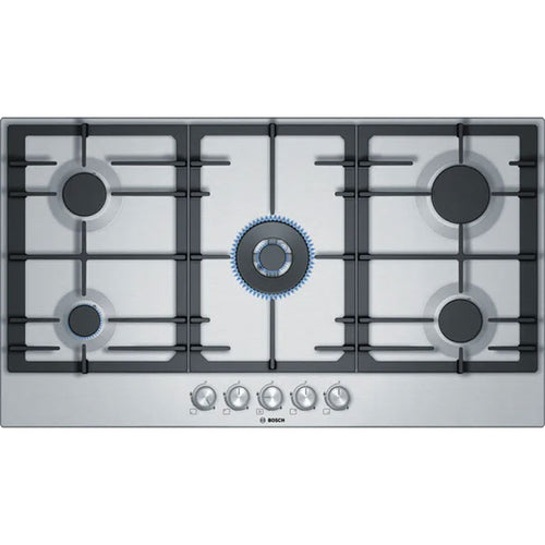 Bosch Series 6 Built-in Gas Hob PCQ9B5O90M 90 cm Stainless Steel