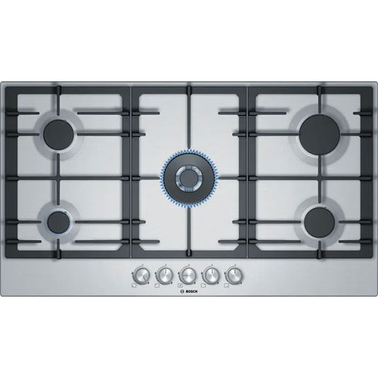 Bosch Series 6 Built-in Gas Hob PCQ9B5O90M 90 cm Stainless Steel