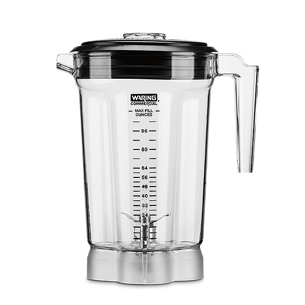 Load image into Gallery viewer, Waring CAC89 64oz Clear Copolyester Blender Jar with Blending Assembly and Lid for Commercial Blenders
