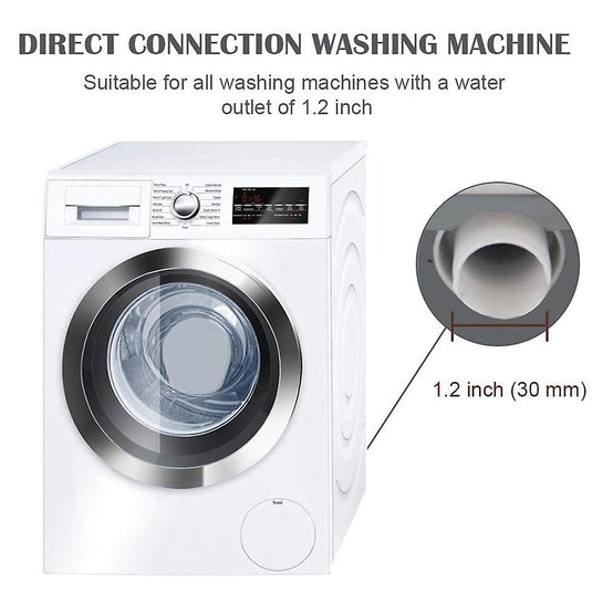 1m Washing Machine Dishwasher Drain Waste Hose Waste Water Outlet Expel Soft Tube Stretchable