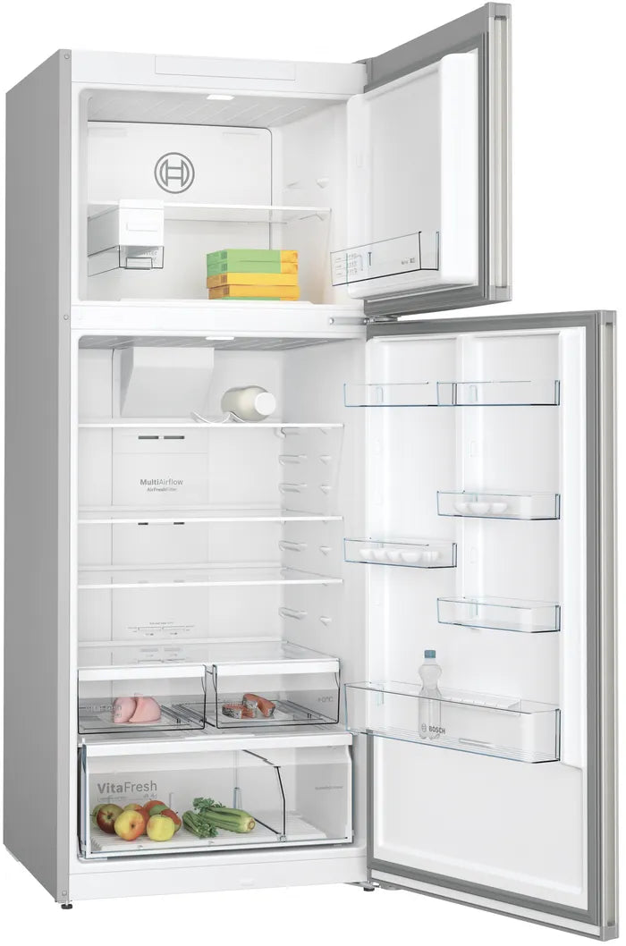 Load image into Gallery viewer, Bosch Series 4 Freestanding Fridge-freezer KDN76XI30M With Freezer at Top 186 x 75 cm
