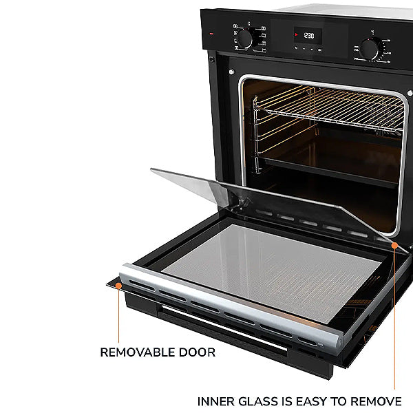 Load image into Gallery viewer, Millen 60cm Built-in Electric Oven MEO 6002 BB 8 Cooking Modes 2500W, 3 Year Warranty
