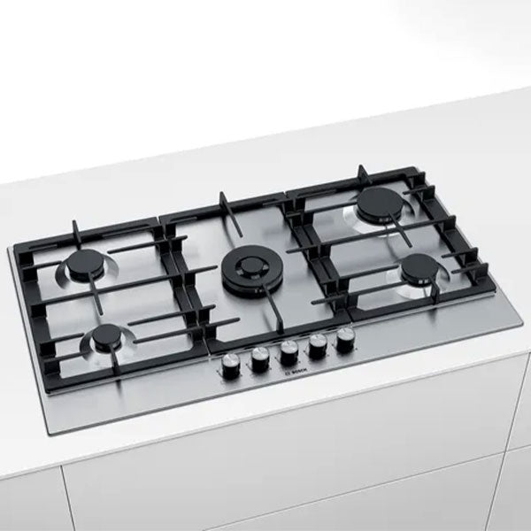 Load image into Gallery viewer, Bosch Series 6 Built-in Gas Hob PCQ9B5O90M 90 cm Stainless Steel
