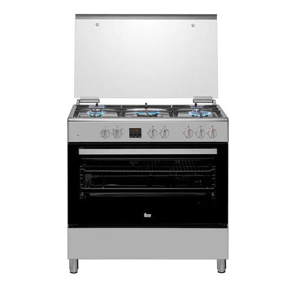 Load image into Gallery viewer, TEKA FS 901 5GE SS LPG 90cm Free Standing Cooker with gas hob and multifunction electric oven
