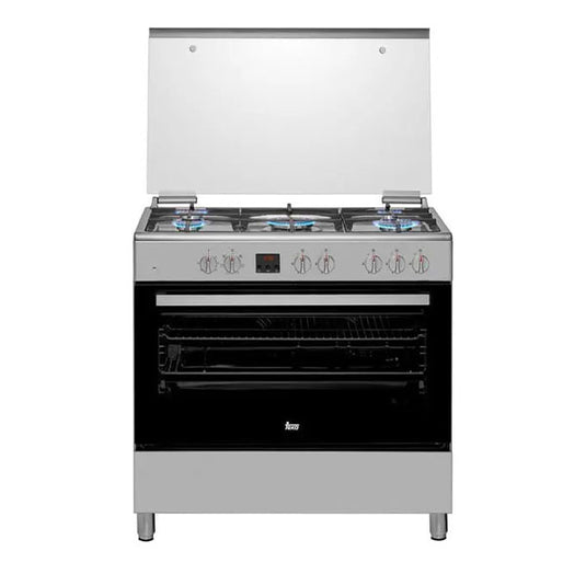 TEKA FS 901 5GE SS LPG 90cm Free Standing Cooker with gas hob and multifunction electric oven