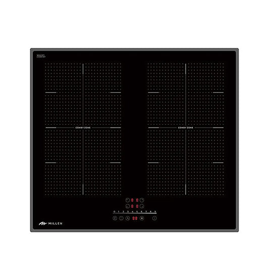 Millen 60cm Built-in Induction Hob MIH 602 BL 4 Burners 700W Touch Control, 3 Year Warranty