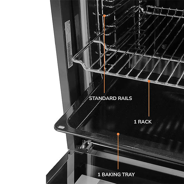 Load image into Gallery viewer, Millen 60cm Built-in Electric Oven MEO 6001 WH 7 Cooking Modes 2352W, 3 Year Warranty
