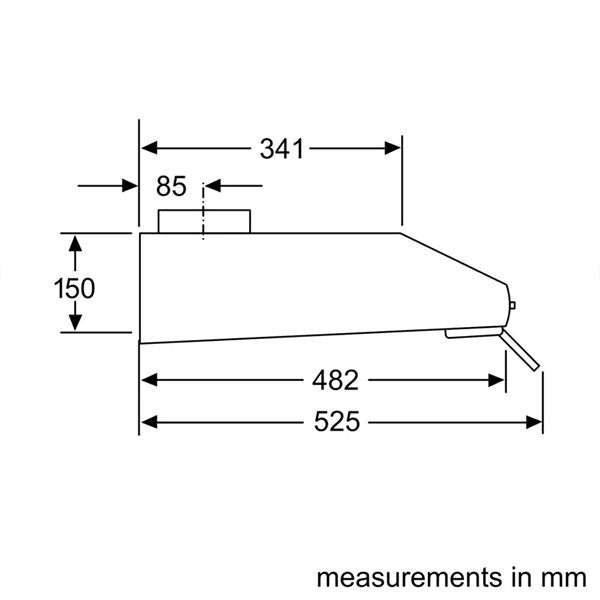 Load image into Gallery viewer, Bosch Series 4 Built under Cooker Hood DHU965CGB 90 cm Stainless Steel
