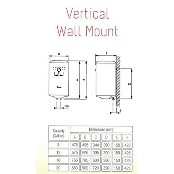 Load image into Gallery viewer, Heatex Water Heater 45 L Vertical
