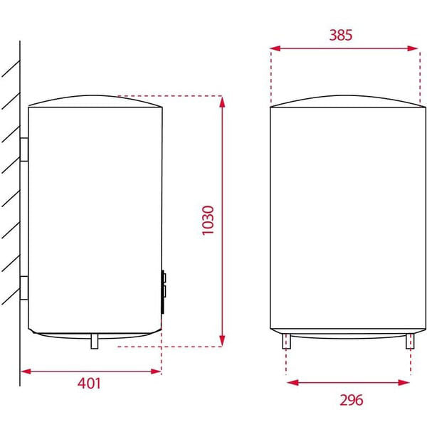 Load image into Gallery viewer, TEKA EWH 80 H Water heater with double installation system and 80L capacity
