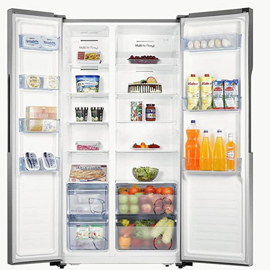 Side by Side refrigerator | Fridge Freezer 2 Doors, 566 Ltrs, BMEFS518S-2