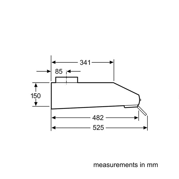 Load image into Gallery viewer, Bosch Series 4 Built under Cooker Hood DHU665CGB 60 cm Stainless Steel
