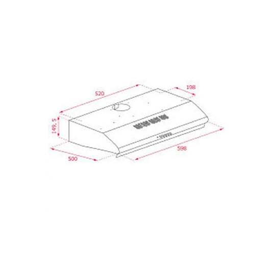 TEKA CL 610 Classic Extractor Hood CL 610 silver