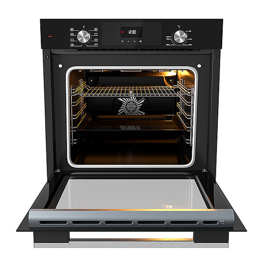 Millen 60cm Built-in Electric Oven MEO 6002 BL 8 Cooking Modes 2500W, 3 Year Warranty