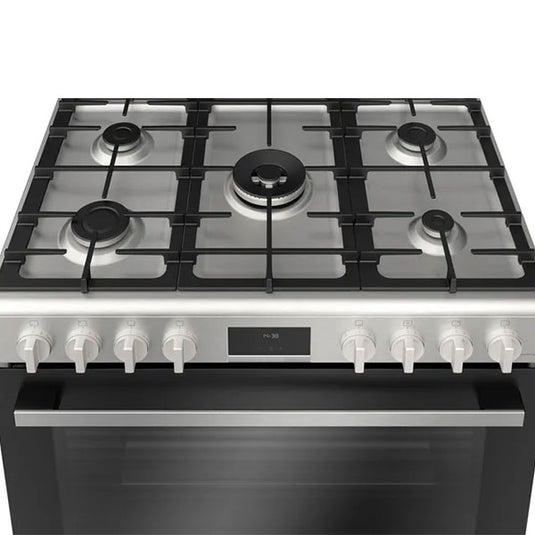 Bosch Series 6 Gas Range Cooker HGX5H8W50M Stainless Steel