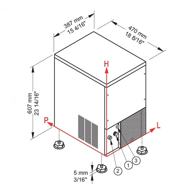 Load image into Gallery viewer, Self-Contained Brema Ice Cube Maker Sprayer System CB 246
