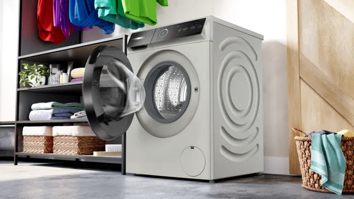 Load image into Gallery viewer, Bosch Series 8 Front Load Washing Machine WGB2440XGC 9 Kg Silver Inox
