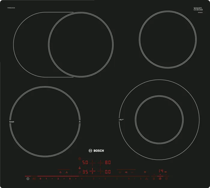 Load image into Gallery viewer, Bosch Series 8 Built-in Electric Hob PKN601DV1M 60 cm Black
