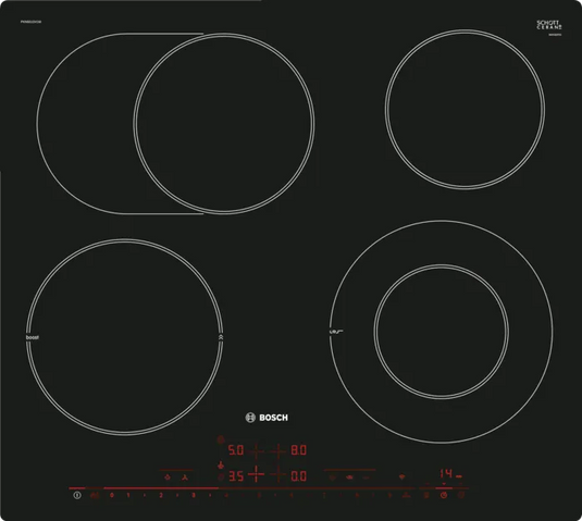 Bosch Series 8 Built-in Electric Hob PKN601DV1M 60 cm Black