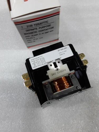 Load image into Gallery viewer, QE Components Magnetic Contactor 30amp Fl40 2 pole Coil 24V 3100 Y20u6777C
