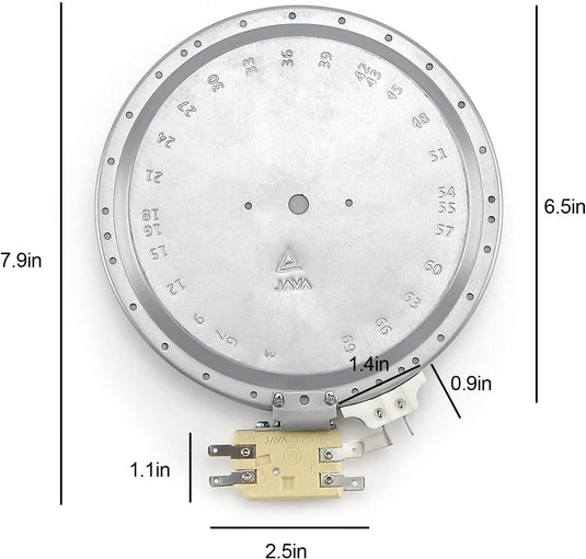 Funmit 6" 318178110 Radiant Surface Burner Element