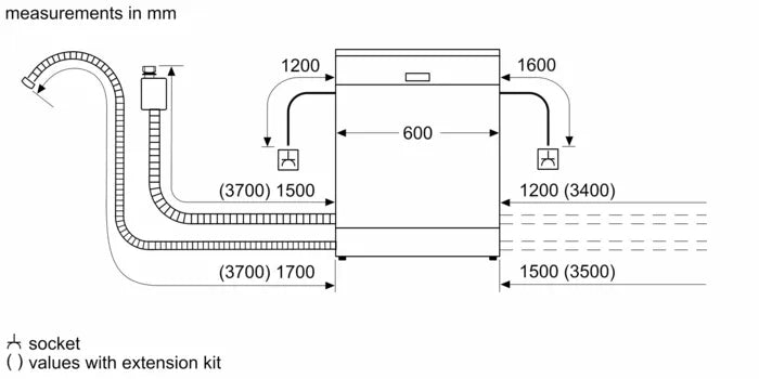 Load image into Gallery viewer, Bosch Series 4 Fully Integrated Dishwasher SMV50E00GC 60 cm
