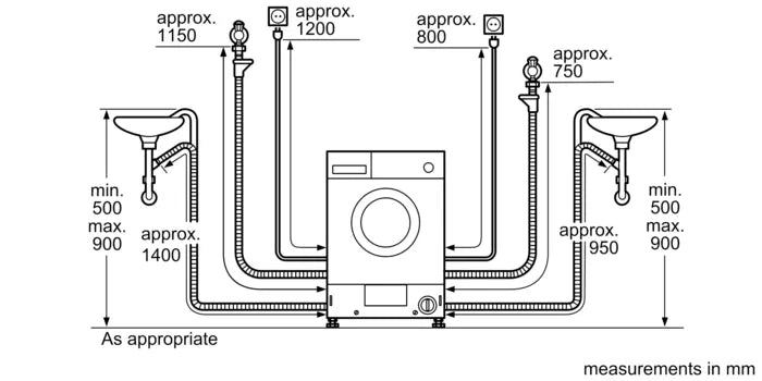 Load image into Gallery viewer, Bosch Series 4 Washer Dryer WKD28351GC 7/4 Kg 1400 rpm
