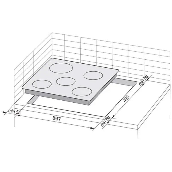 Load image into Gallery viewer, Baumatic Electric Hob BMEH95EE 90cm
