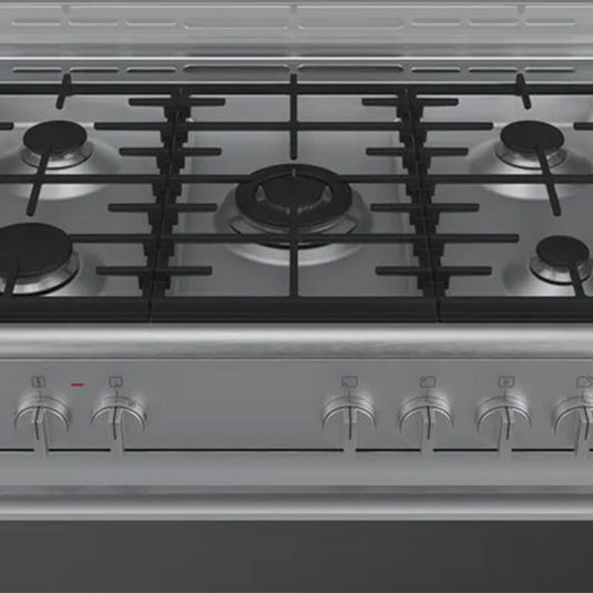 Bosch Series 8 Dual Fuel Range Cooker HSB738357M Stainless Steel