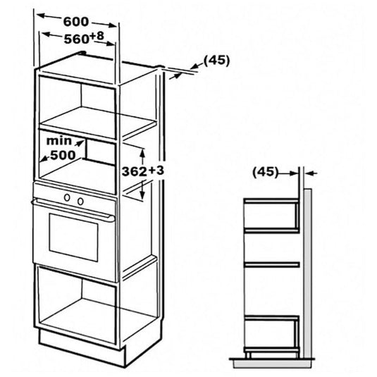 Baumatic Built-in Microwave BMEMWBI28SS