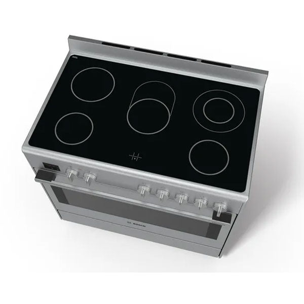 Load image into Gallery viewer, Bosch Series 8 Electric Range Cooker HCB738357M Stainless Steel
